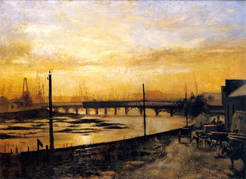 Affiche Graffiti Art Mural Pont des Chutes de Melbourne 60x90cm
