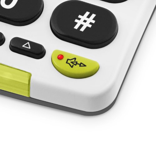 Doro PhoneEasy 312 Big Button Phone for Elderly, Corded Telephone, Living Aid, Hearing Aid Compatible, White - Image 5