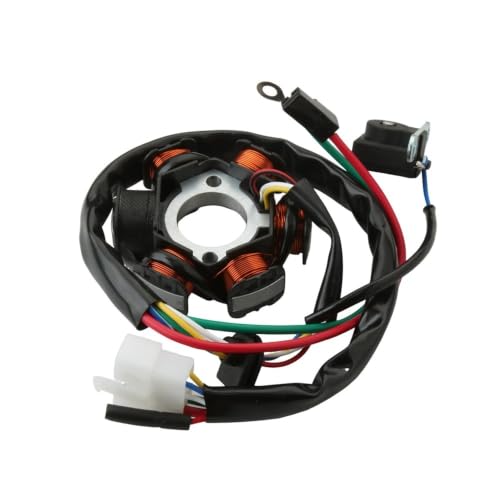 Stator magneto 50 avec 6 bobines pour allumage de scooter 50cc 2T AF18 AF27 SFX50
