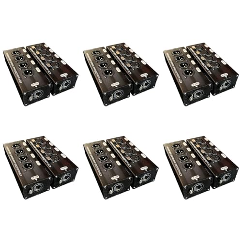 Extension câble audio XLR 3 broches 4 canaux boîtier DMX512 signal réseau scène