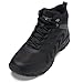 ARISIC Non Slip Work Boots for Men Comfortable Slip Resistant Work Shoes Waterproof Restaurant Chef Shoes Breathable Mesh Ankle Boot Food Service Walking Sneakers Black