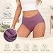 Briyat Unterhosen Damen Baumwolle Hohe Taille Unterwäsche Frauen Weiche Slips Mehrpack Panties SchlüPfer Unterhose Taillenslip Bequeme High Waist Women Underwear 5er M