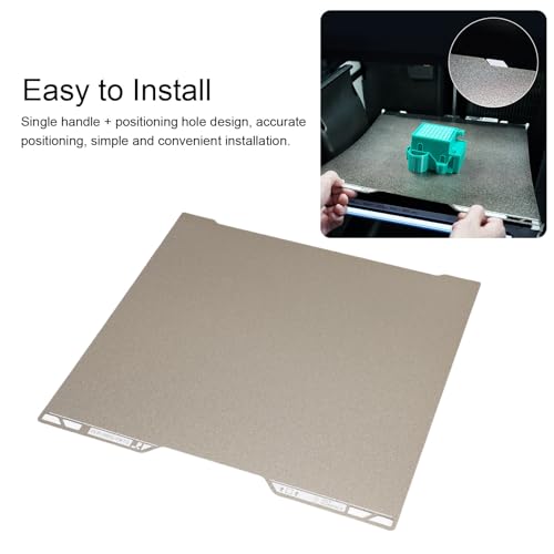 Jeffergarden Double Sided PEI PEO Spring Steel Build Plate 335x325mm with Thick Coating High Flatness for H2C 3D Printer