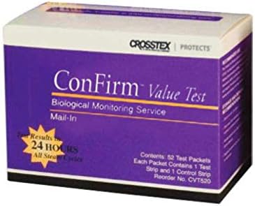 CrossTex CVT520 Confirm Value Test Service, 52 Tests, Pack of 52