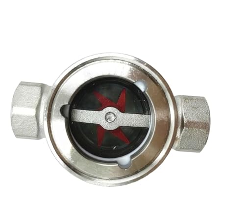 Indicateur de débit d'eau en acier inoxydable 304 haute résistance 1/2"