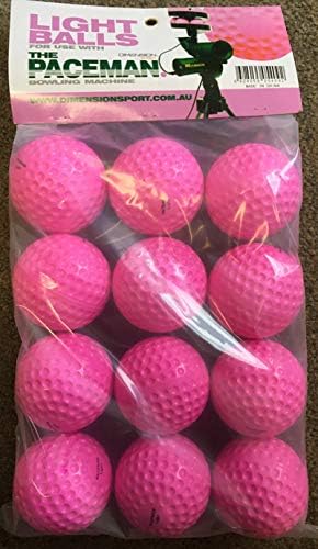 Paceman Bowling Machine Pack of 12 Balls- Pink