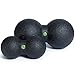 Produktbild BLACKROLL® DUOBALL Set, Faszienbälle zur Selbstmassage von parallelen Muskelsträngen, Faszien-Duoball für Nacken und Rücken, Set: DUOBALL 08 & 12, mittlere Härte, Made in Germany, Schwarz