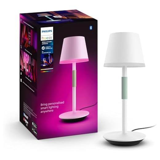 Philips Hue Go Smart Table Lamp in White