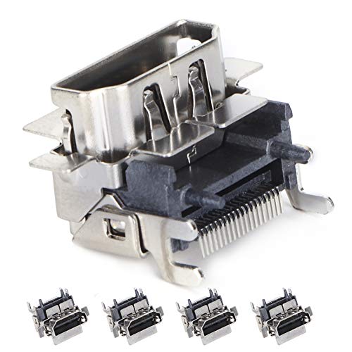 Soquete Para Console De Jogos, 5 Peças 1080p, Console De Jogos Hdmi, Conector De Interface De Substi