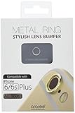 araree AR5490i6P iPhone 6s Plus/iPhone 6 Plus Camera Protection Ring, Metal Ring, Space Gray