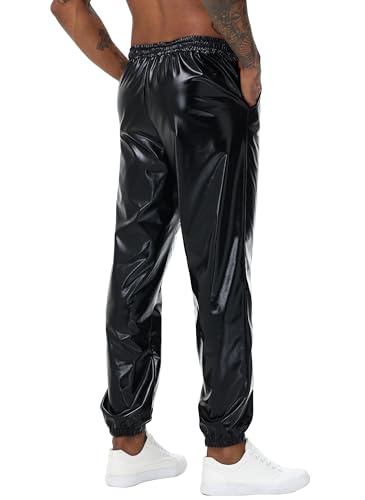 Pantalon de jogging argenté métallisé NewL style hiphop