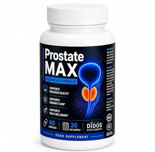 Prostate Max - Advanced Formula Capsules Prostate Health & Urinary Flow Support Supplement for Men Daily Mens Wellness Formula 60 Capsules