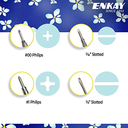Image of ENKAY - 6 in 1 Floral Hammer and Screwdriver, Multifunction Claw Hammer Tool with Flower Print (Pattern 4)