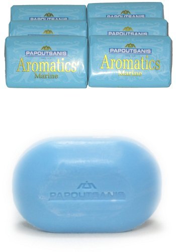 6-pack - Greek Soap - Aromatics - Marine - 125 Gr Bar