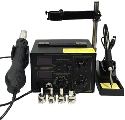 Eoweiot Rework Station, Air Soldering Station, Hot Gun Desoldering Station with Precise Temperature Control for Soldering and Repair Tools