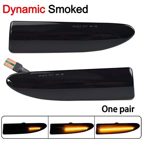 Intermitentes dinamicos luz LED señal giro Jaguar X-type 2002-2009 indicador lateral 2