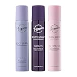 Designer Fragrances 3 Pack Assorted Aromas Bundle - Tu Est Belle, Orchyd, Alise - Women's Body Spray Deodorant Cans - For Instant Freshness on The Go - Long Lasting Smell, Great Gifts - 100ml