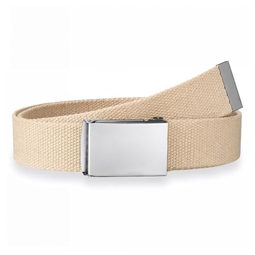 Trimming Shop Ceinture en Toile palmée Unisexe, Sangle en Toile palmée en métal, Boucle à Fermeture à Rabat, Ceinture Ajustable, Style Militaire, à Porter en extérieur, 51 Pouces x 3,8 cm