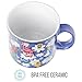Silver Buffalo Disney Alice in Wonderland Reactive Glaze Ombre Ceramic Camper Mug Featuring Alice, Cheshire Cat, White Rabbit, Dormouse, Dinah, Mad Hare, and Mad Hatter, 20 Ounces