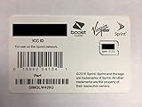 Sprint Boost Virgin Mobile Nano SIM Card ICCID SIMGLW426Q iPhone 8, 8+, iPhone X