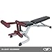 Valor Fitness Weight Bench Press - 7 Positions - Adjustable Flat Incline Decline with Leg Support Full Body Fitness Workout - Home Gym Equipment Max 500 Lbs. - DD-5