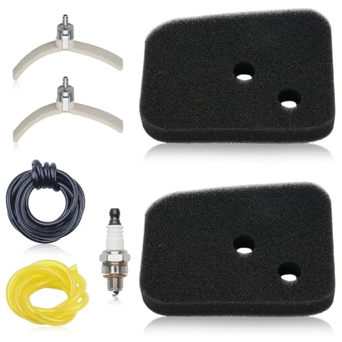 AUMEL 523013401 filtre a air et 574603901 filtre essence pour Husqvarna 122HD45 122HD60, pour Jonsered HT2218 HT2223T, pour Redmax CH220 CHT220L...