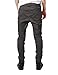 Allsense Men’s Drop Crotch Joggers, Tapered Harem Pants with Drawstring for Casual Streetwear, Charcoal Grey, Small