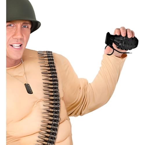 W WIDMANN MILANO Party Fashion - Handgranate, 10 cm, Accessoire für Militär Kostüme, Karneval