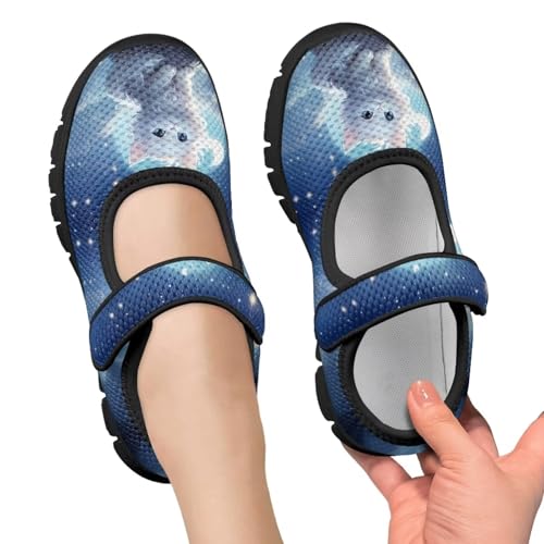 Kids Boys Girls Casual Shoes with Strap Comfort Non Slip Walking Flat Shoes Breathable Mesh Students Sports Sneakers US 11-154