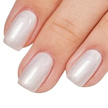 MEMEDA Pearl White Glitter Gel Polish 8ML Shimmer Mermaid Nail Gel Soak Off UV Gel for Salon, Home DIY Manicure
