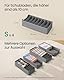 SONGMICS Unterwäsche-Organizer 4er Set, Schubladen-Organizer für IKEA HEMNES und MALM Kommoden, mit Trennwänden, Kleiderschrank-Organizer faltbar, 40 x 16 x 10 cm für Socken, taubengrau RUS014G01