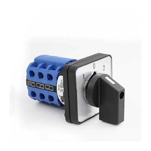 BKGWCSOR AC 440V 16A 12 Terminals 3 Positions Rotary Changeover Cam Switch LW39B-16/3 Switches