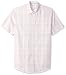 Produktbild Amazon Essentials Herren-Hemd, Kurzarm, normale Passform, kariert, aus Popeline, Pink/White Plaid, US S (EU S)
