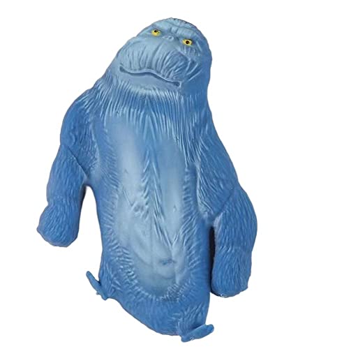 Stretch Gorilla Figure, Monkey Antistress Stretch Toy For Twisting Pulling Bending,Stretchy Gorilla Action Figure For Kids Child Fun Gift(Blue) #TOP6