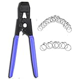 DUSICHIN Plier Pex Crimping Cinch Clamp Tool for Fastening Stainless Clamp Calibration Gauge Size...