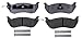 ACDelco Silver 14D674AMH Semi-Metallic Rear Disc Brake Pad Set with Hardware