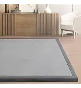 Amazon | Huloo sleep 低反発フランネルラグ 3cm厚 円形 カーペット
