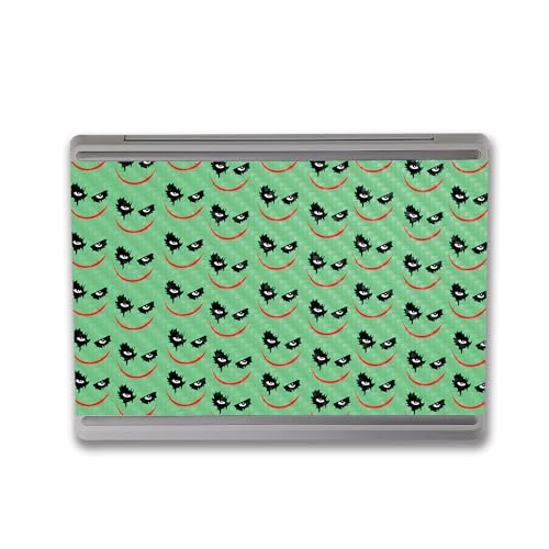 Image of MightySkins Carbon Fiber Skin Compatible with Microsoft Surface Laptop Go 3 (2023) Full Wrap Kit - Why So Serious | Protective, Durable Textured Carbon Fiber Finish | Easy to Apply | Made in The USA