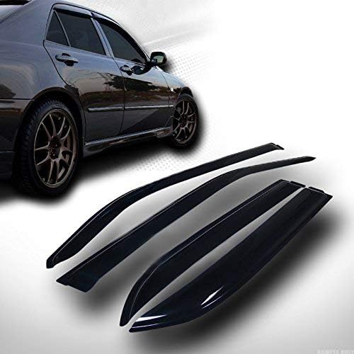 Smoke Vent Visors Window Deflector Sun/Rain Guards Window Compatible with 05-10 for Dodge Magnum/Chrysler 300 Models 4Pc Set