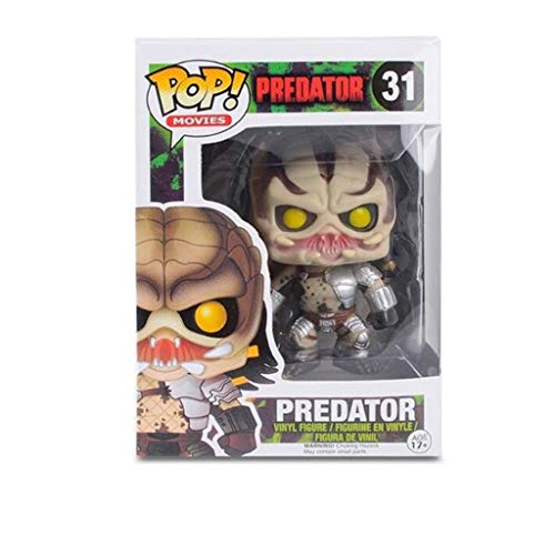 CJH Alien vs. Predator - Predator :pop! Popular and Lovely Cartoon PVC Figure with Decor The Best Collection for Movie Fans size:10cm