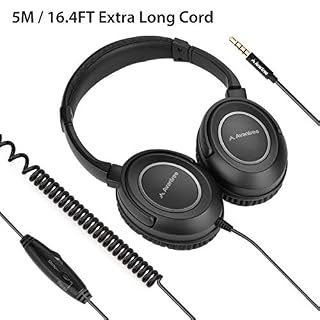 Avantree HF039 Casque Long Fil pour Téléviseur, Ecouteur à Long Cordon en Spirale pour TV, Câble Extensible à 5M, Casque… - Les Beatles, Paul McCartney, John Lennon, RIngo Starr, George Harrison Avantree HF039 Casque Long Fil pour Téléviseur, Ecouteur à Long Cordon en Spirale pour TV, Câble Extensible à 5M, Casque… – Image 2