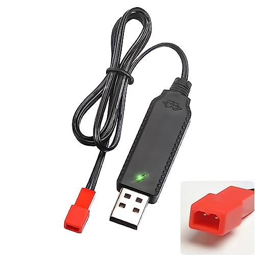 Aliwisdom USB Chargeur Câble RC Universel avec connecteur JST Plug pour LiPo Batterie 3.7V &...
