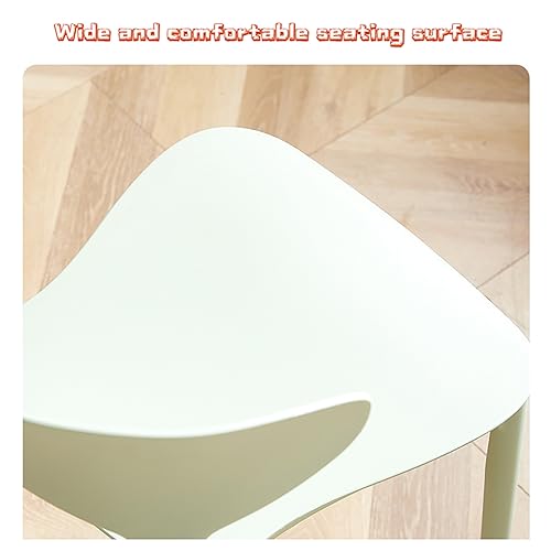 Taburete de plástico resistente de diseño limpio para comedor 6