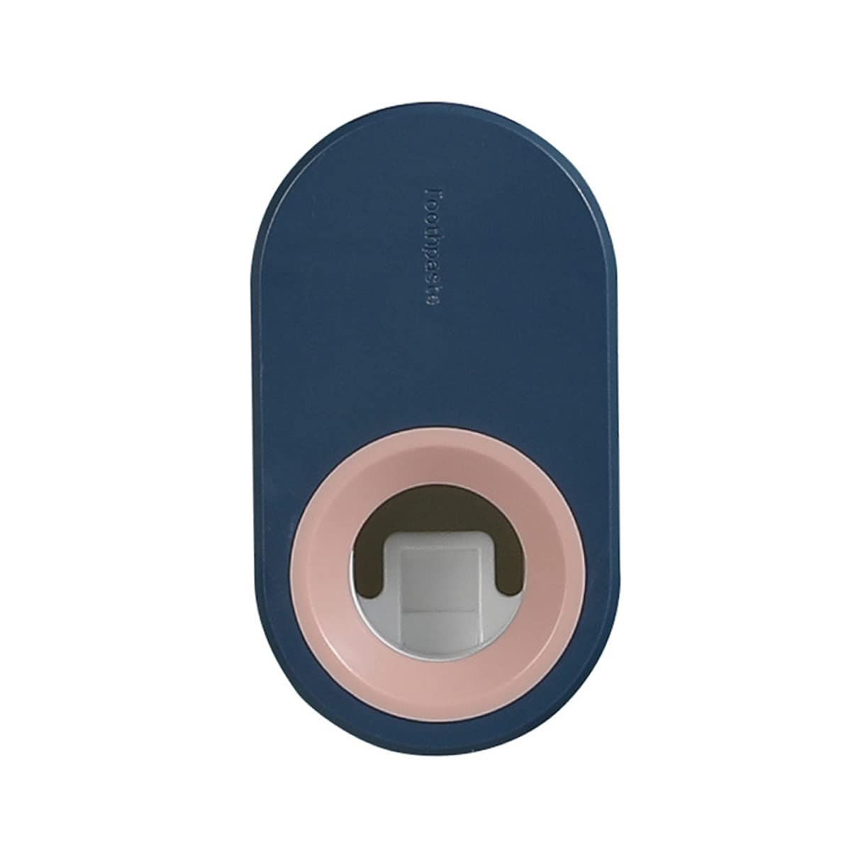 Ciieeo Rolling Tube Toothpaste Dispenser Wall Mount Auto Squeezer for Bathroom Holder Dark Blue Home Hotel Dec