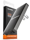 Galvanox Flat USB-C Charger (35W) for Samsung and Android Devices, Super Fast Charging, Ultra-Slim Wall Adapter for Galaxy S25 Ultra, S24, S23, Google Pixel 9 10, 10 Pro XL (Type-C) Dual Port