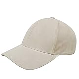 Emstate Suede Leather Baseball Caps Made in USA (Bone)
