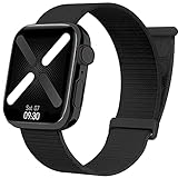 Nylon Band Compatible with Apple Watch Band Series SE/6/7 38/40/41/42/44/45mm, Sport Solo Loop Woven Stretchy Strap Braided Elastics Wristband for Women/Men Compatible with iWatch Series 5/4/3/2/1