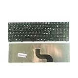 Clavier for ordinateur portable US/RU/SP, compatible avec Gateway, Packard, Bell NEW90 PEW71 PEW76 NV73A NEW95 ZR9B NV51 NV78 NE56 NV53A NV59C NV79C NV50 PEW96