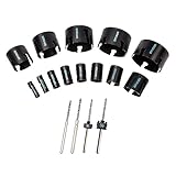 Spyder 600809 Tungsten Carbide Tipped Rapid Core Eject Plumbers Hole Saw Kit, 17-Piece