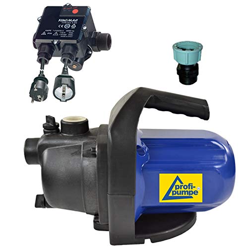KREISELPUMPE JETPUMPE HAUSWASSERWERK HAUSWASSERAUTOMAT INNO-TEC 1200-1 mit EU. Fertigung FLUOMAC® vk Durchflusswächter Pumpe als Gartenpumpe od. Brauchwasserversorgung, Regenwasserpumpe Klarwasserpumpe f Regenwassernutzung